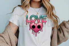 Love Sublimation PNG, Heart love Sublimation PNG Product Image 3