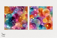 Rainbow digital paper, background clipart Product Image 3