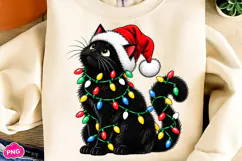 Cat Christmas PNG, Funny Christmas PNG, Trending Christmas Product Image 3