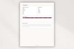 Knitting Project Tracker PDF | Yarn Stash Inventory Product Image 3