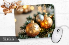 Elegant Gold And Silver Ornament Mouse Pad PNG Design Product Image 1