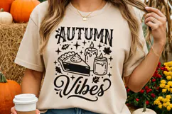 Autumn Vibes Svg, Cozy Season Svg, Pumpkin Pie Svg. Product Image 4