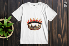 Geometric Tribal Crown Clipart Sublimation PNG Product Image 3