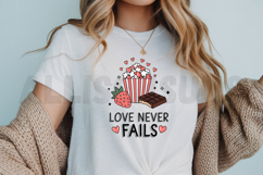 Love Never Fails Sublimation, Love Scripture Sublimation PNG Product Image 3