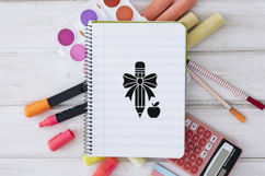 Cute Pencil Bow Back to School SVG PNG Product Image 3