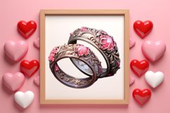 Love Gothic Valentine Clipart, Gothic Valentine Clipart Product Image 3
