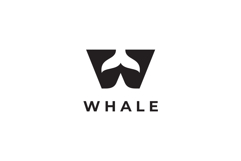 Whale Initial Letter W Logo Vector Illustration Animal Product Image 3