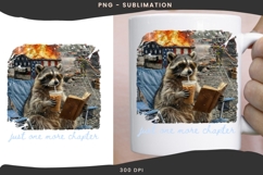 Funny raccoon png design for T-shirts Product Image 3