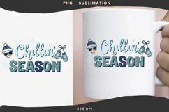 Winter phrases png design for T-shirts Product Image 3