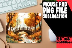 Autumn Views Mouse Pad Sublimation Printable Product Image 1