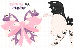 Spooky Halloween Bows &amp; Ribbons Clipart Bundle Product Image 3