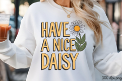 Have A Nice Daisy PNG, Wildflowers Sublimation PNG Product Image 3