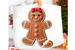 Crochet Yarn Christmas PNG, Christmas Product Image 1