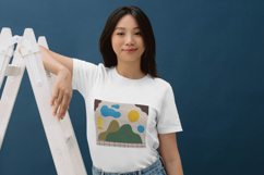 Abstract Landscape with Lamp Embroidery Design Product Image 3