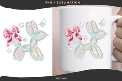 Balloon dog png design for T-shirts Product Image 3