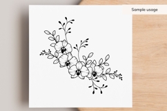 Orchid Corner Frame SVG Product Image 3