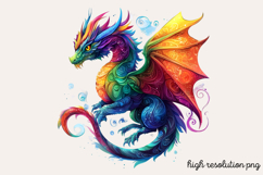 Bioluminescent Sea Animal Clipart PNG Product Image 1