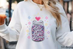 Let your light shine. PNG, Motivational Sublimation Quotes P Product Image 3