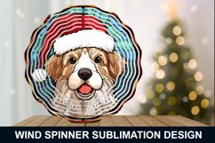 Christmas Stained Glass Wind Spinner - Dog Wind Spinner Product Image 4
