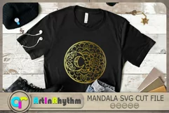 Sun and Moon Mandala Svg, Sun and moon Svg, Celestial Svg Product Image 3