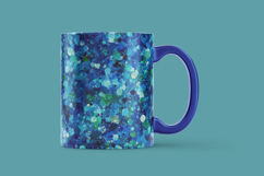 Ocean Blue Glitter Digital Paper Product Image 3