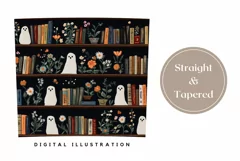 Embroidery Halloween Tumbler, Funny Ghosts Tumbler Design Product Image 3