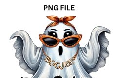 Ghostly PNG Graphics,Cute Ghosts Clipart for Sublimation Product Image 4