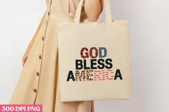 GOD BLESS AMERICA PNG, Memorial Day Sublimation PNG Product Image 3