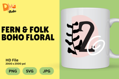Fern &amp; Folk Boho Floral Monogram Product Image 1