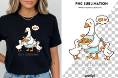 Just a Goldfish Mama PNG | Funny Goose Mom Design | Cute Product Image 3