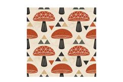 Scandinavian Mushroom Folk Journal Paper Product Image 3