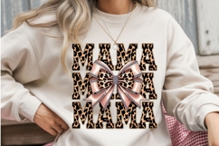 Leopard MAMA Sublimation Design Product Image 2