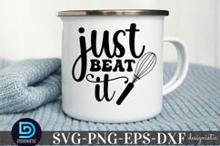 just beat it SVG, Kitchen SVG Product Image 1