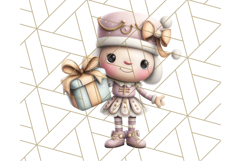 Playful Pink Nutcracker PNG, Pastel Christmas Clipart Product Image 3
