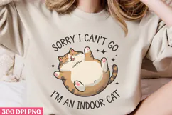 Sorry I Can't Go, I'm PNG, Funny Animal Sublimation PNG Product Image 3