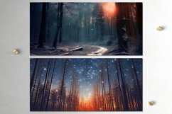 Winter Forest | 18 Christmas Sublimation Mug designs, JPG Product Image 3