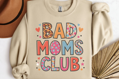 Bad moms club PNG, Mothers Day Sublimation PNG Product Image 3