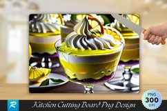 Lemon Trifle Cutting Board Sublimation Design Product Image 1