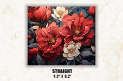 Camelia&#039;s Flowers Tumbler Wrap | Flower Tumbler Wrap Product Image 3
