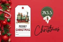 Christmas Angel Gift Tags, Christmas Train Product Tags Product Image 3