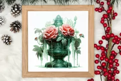 Christmas Castle Clipart Sublimation, Christmas PNG Product Image 3