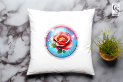 Fantasy Rose Clipart Sublimation PNG Product Image 3