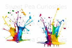 Paints, Art, Ephemera, PNG, watercolor, Clipart Product Image 3