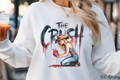 The crush PNG, Sassy Pinup Girl Sublimation PNG Product Image 1