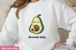 Avocado Baby PNG, Avocado Sublimation PNG Product Image 3