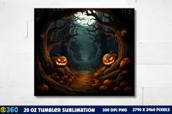 Halloween Tumbler Sublimation Wraps, Tumbler Halloween Product Image 3