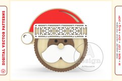 Christmas clutch purse v74 aser cut vector Glowforge file Product Image 3