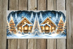 Christmas moods | 4 watercolor xmas Sublimation Mug designs Product Image 3