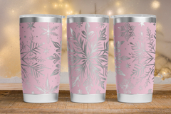 20oz Tumbler laser svg wrap|Christmas Snowflake svg Product Image 3