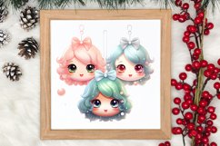 Cute Christmas Clipart Sublimation, Cute Christmas Clipart Product Image 3